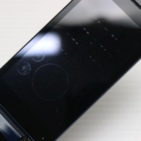 美品 SH-02L AQUOS ケータイ ブラック スマホ 本体 白ロム 中古 あす