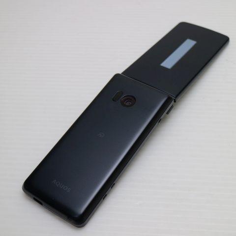 超美品 SH-02L AQUOS ケータイ ブラック スマホ 本体 白ロム 中古 あす