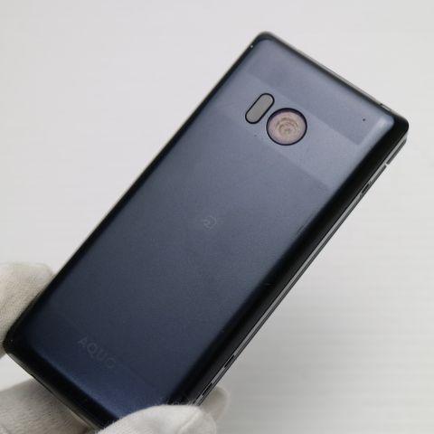 美品 SH-02L AQUOS ケータイ ブラック スマホ 本体 白ロム 中古 あす