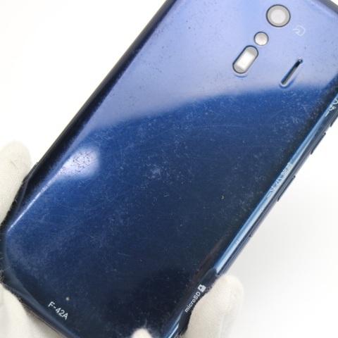 中古 F-42A らくらくスマートフォン ネイビー 即日発送 スマホ 白ロム 富士通 あすつく 土日祝発送OK｜eco-sty｜03