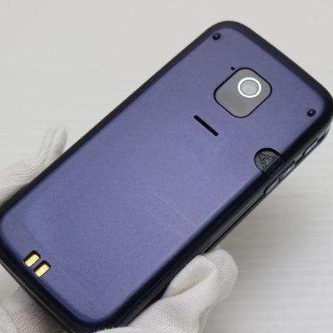 美品 F-02J らくらくホン ネイビー 即日発送 ガラケー DoCoMo 富士通