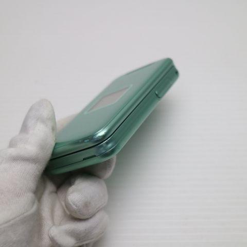 Aランク中古品　ドコモ　らくらくホン　F-02J 良品中古 F-02J らくらくホン ミントグリーン 即日発送 ガラケー