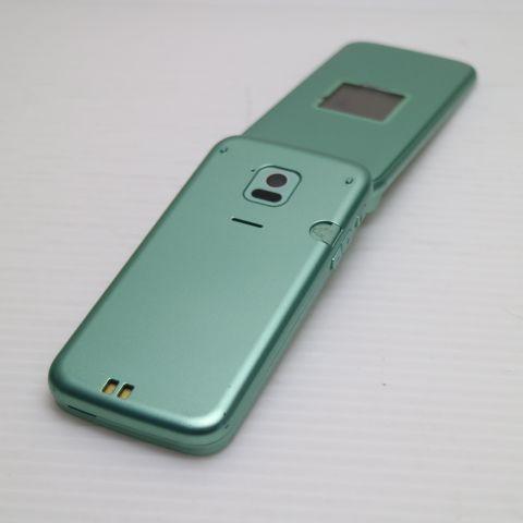 美品 F-02J らくらくホン ミントグリーン 即日発送 ガラケー DoCoMo