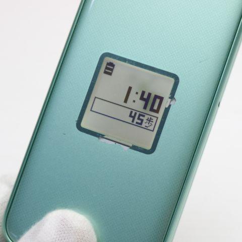 美品 F-02J らくらくホン ミントグリーン 即日発送 ガラケー DoCoMo