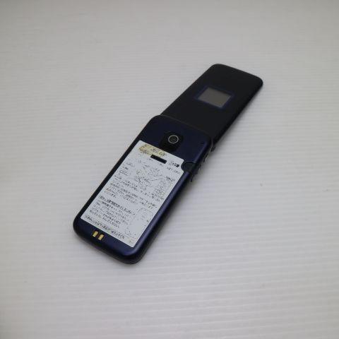 美品 F-02J らくらくホン ネイビー 即日発送 ガラケー DoCoMo 富士通