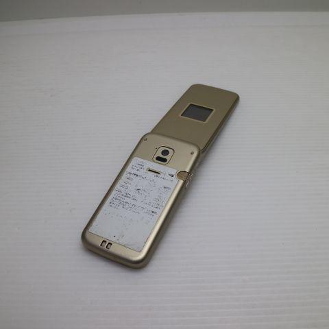 美品 F-02J らくらくホン ゴールド 即日発送 ガラケー DoCoMo 富士通