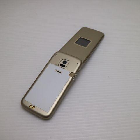 美品 F-02J らくらくホン ゴールド 即日発送 ガラケー DoCoMo 富士通