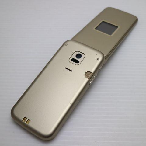 超美品 F-02J らくらくホン ゴールド 即日発送 ガラケー DoCoMo 富士通