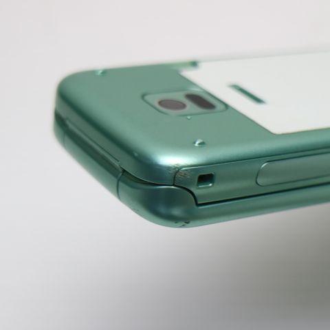 美品 F-02J らくらくホン ミントグリーン 即日発送 ガラケー DoCoMo