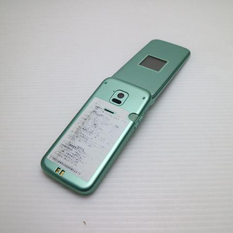 美品 F-02J らくらくホン ミントグリーン 即日発送 ガラケー DoCoMo