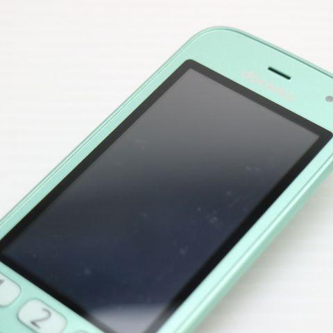美品 F-02J らくらくホン ミントグリーン 即日発送 ガラケー DoCoMo