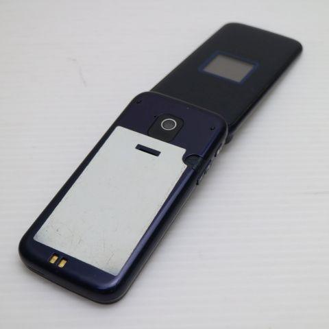 美品 F-02J らくらくホン ネイビー 即日発送 ガラケー DoCoMo 富士通