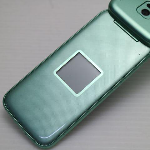 超美品 F-02J らくらくホン ミントグリーン 即日発送 ガラケー DoCoMo