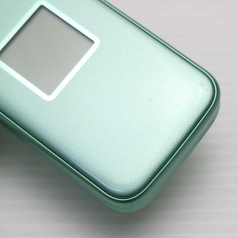 新品同様 F-02J らくらくホン ミントグリーン 即日発送 ガラケー