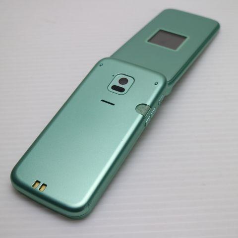 超美品 F-02J らくらくホン ミントグリーン 即日発送 ガラケー DoCoMo