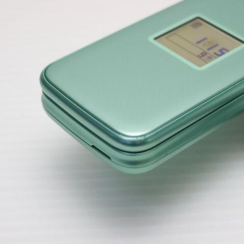 超美品 F-02J らくらくホン ミントグリーン 即日発送 ガラケー DoCoMo