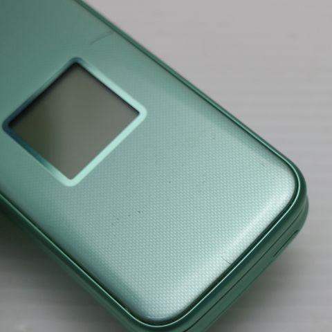 美品 F-02J らくらくホン ミントグリーン 即日発送 ガラケー DoCoMo