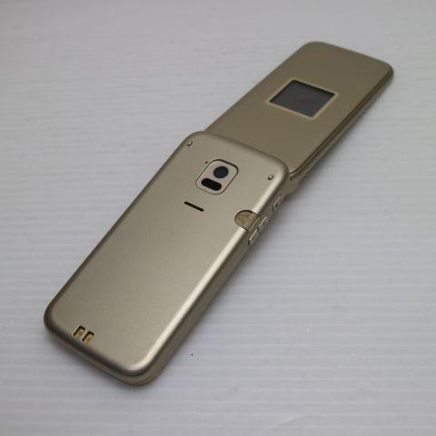 美品 F-02J らくらくホン ゴールド 即日発送 ガラケー DoCoMo 富士通