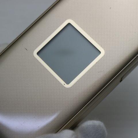 美品 F-02J らくらくホン ゴールド 即日発送 ガラケー DoCoMo 富士通