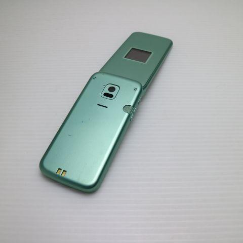 美品 F-02J らくらくホン ミントグリーン 即日発送 ガラケー DoCoMo