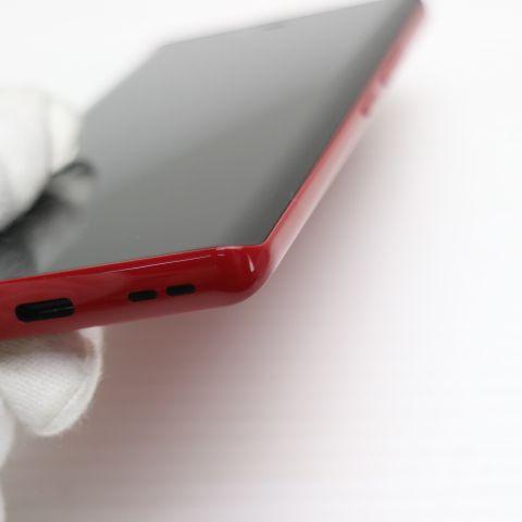 新品同様 SIMフリー Rakuten Hand 5G クリムゾンレッド スマホ 白ロム