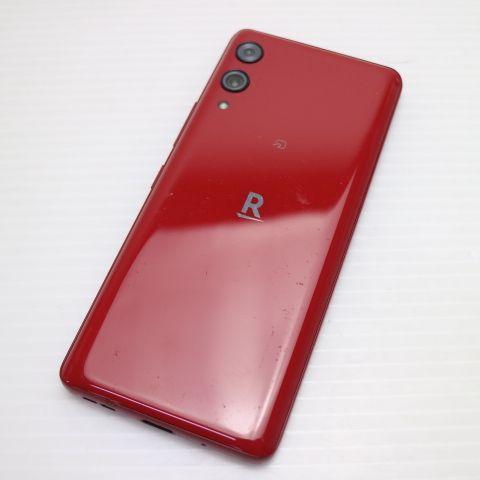 美品 SIMフリー Rakuten Hand 5G クリムゾンレッド スマホ 白ロム 中古