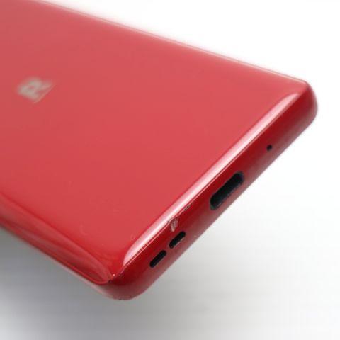 美品 SIMフリー Rakuten Hand 5G クリムゾンレッド スマホ 白ロム 中古