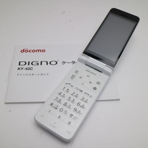 新品未使用 KY-42C DIGNO ケータイ ホワイト DoCoMo ガラケー 京セラ 