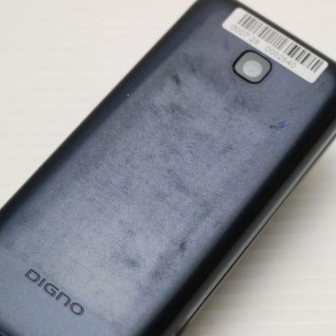 良品中古 KY-42C DIGNO ケータイ ブラック DoCoMo ガラケー 京セラ