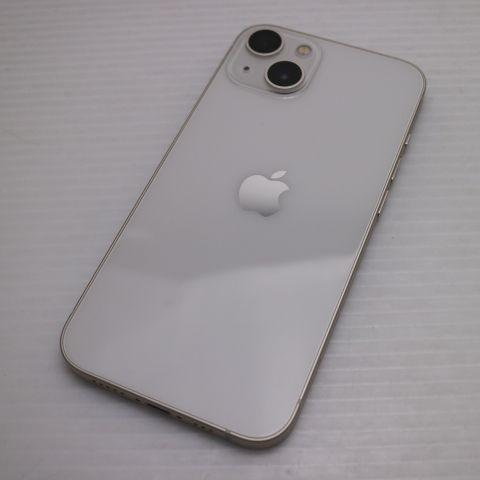 美品 SIMフリー iPhone13 128GB スターライト 白ロム 本体 即日発送 