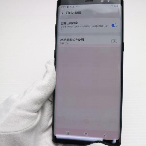 美品 SC-01K Galaxy Note8 ブラック スマホ 即日発送 白ロム 中古