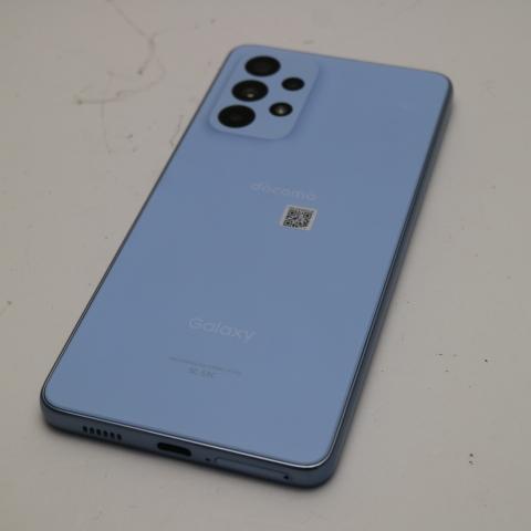 超美品 Galaxy A53 5G SC-53C オーサムブルー スマホ 白ロム 中古 あすつく