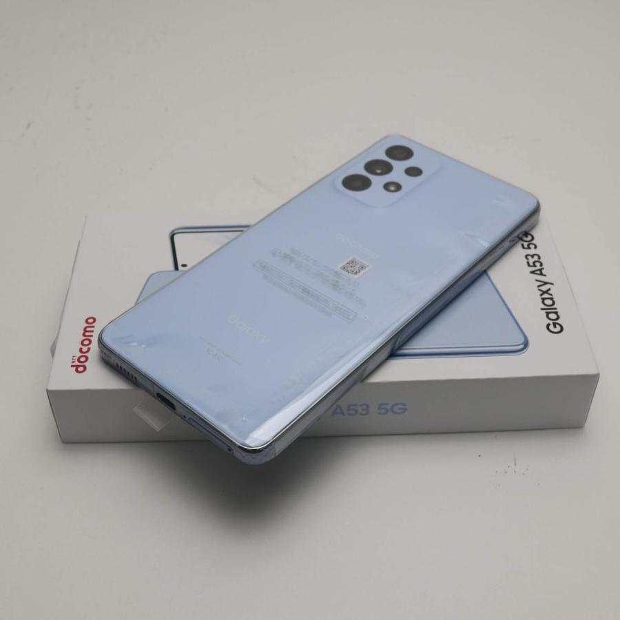 新品未使用 Galaxy A53 5G SC-53C オーサムブルー スマホ 白ロム あす  