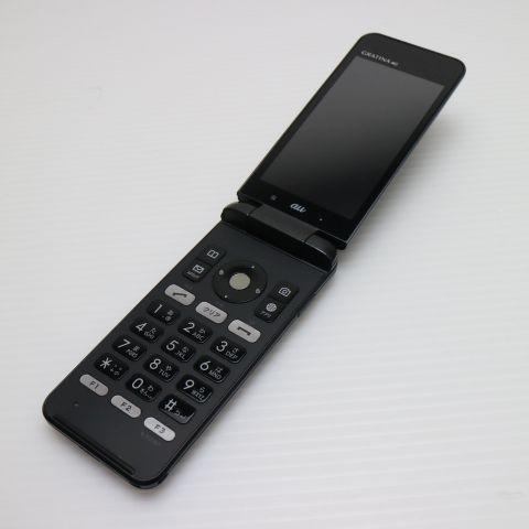 au GRATINA 4G KYOCERA ブラックガラケー本体