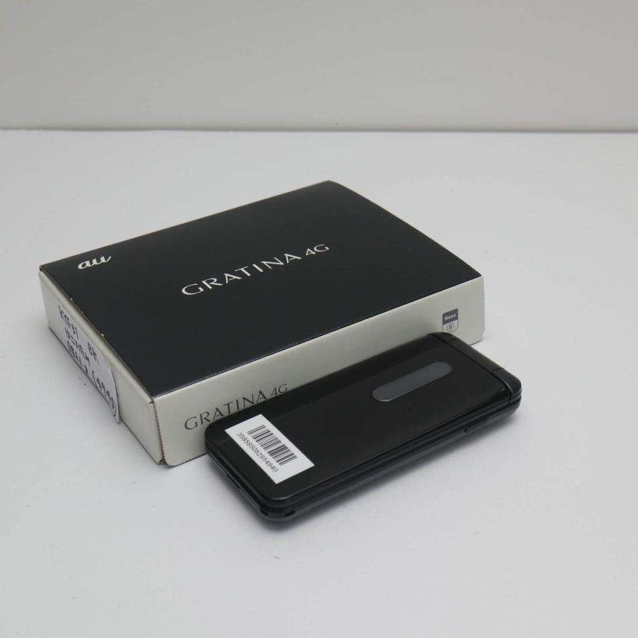 新品未使用 au KYF31 GRATINA 4G ブラック本体 即日発送 ガラケー 