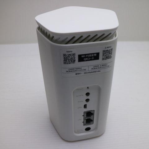 美品 Speed Wi-Fi HOME 5G L12 NAR02 ホワイト スマホ 白ロム 本体