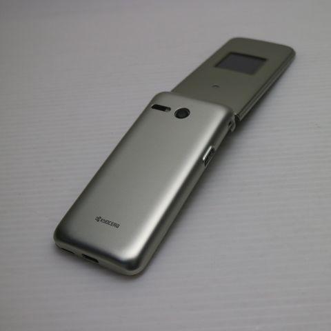 超美品 かんたんケータイ ライト KYF43 シャンパンゴールド 本体 即日