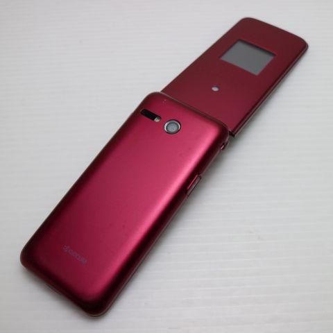 美品 かんたんケータイ ライト KYF43 ワインレッド スマホ 白ロム 本体