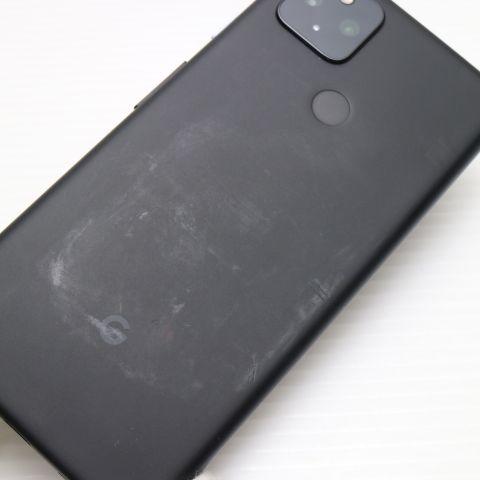 美品 SIMフリー Google Pixel 4a (5G) ブラック 即日発送 スマホ 白 