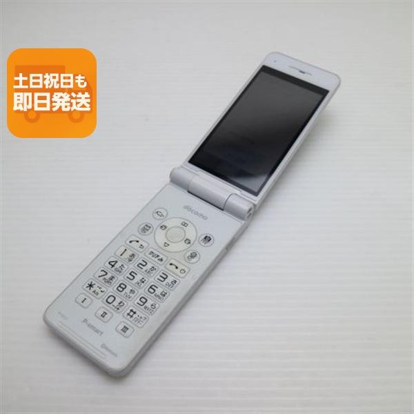 docomo P-01J P-Smart ガラケー/ガラホ 携帯電話 美品 P-01J P-smart ケータイ ホワイト 即日発送 ガラケー DoCoMo