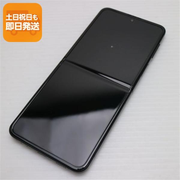 美品 SC-54B Galaxy Z Flip3 5G ファントムブラック スマホ 白ロム 