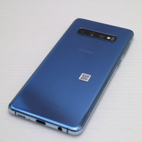 美品 SIMフリー Galaxy S10 プリズムブルー スマホ 本体 白ロム 中古