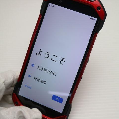 美品 TORQUE 5G KYG01 レッド 白ロム 本体 即日発送 土日祝発送OK あす