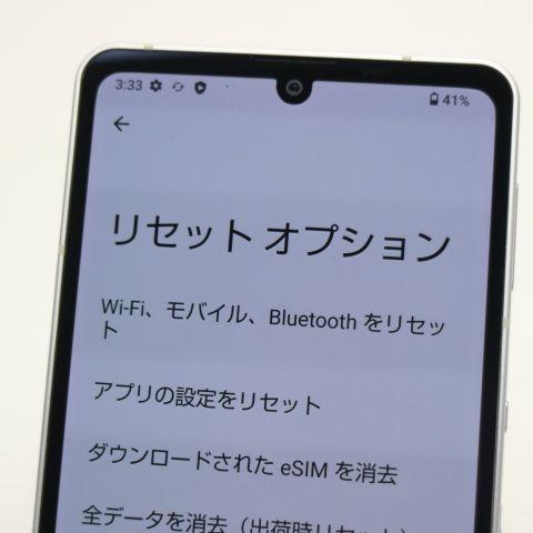 超美品 SIMフリー AQUOS sense6s SH-RM19s シルバー スマホ 中古あす