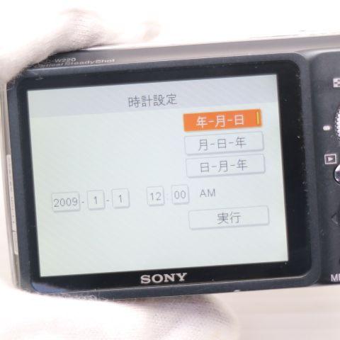 超美品 Cyber-shot DSC-W220 ブラック 即日発送 SONY デジカメ