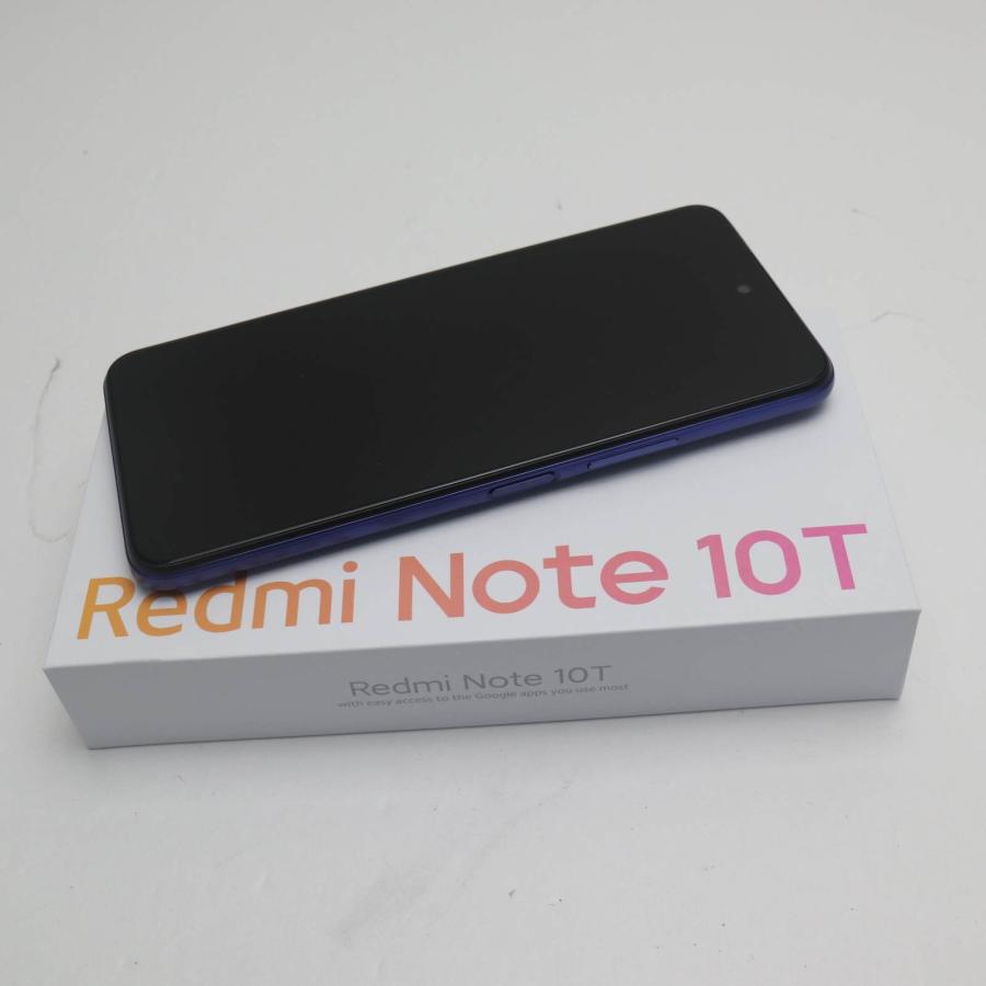 新品未使用 Redmi Note 10T A101XM ナイトタイムブルー スマホ 白ロム 