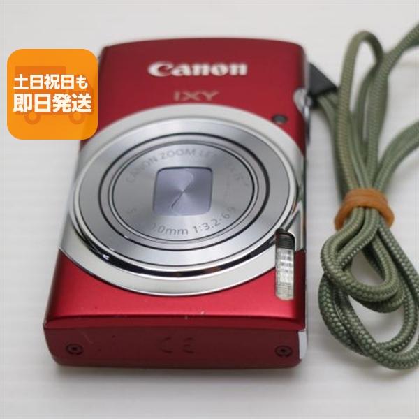 超美品 IXY 130 レッド 即日発送 デジカメ Canon 本体 あすつく 土日祝