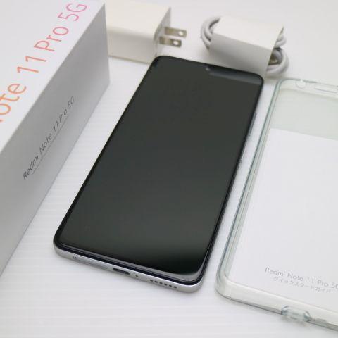超美品 SIMフリー Redmi Note 11 Pro 5G ポーラーホワイト スマホ 白 