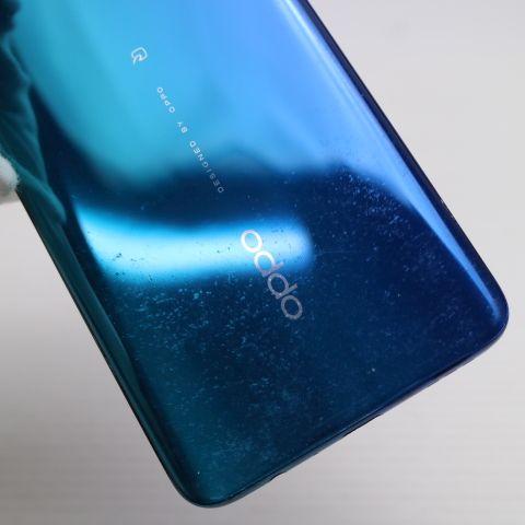 美品 OPPO Reno A 64GB ブルー スマホ 本体 白ロム 中古 あすつく 土日 