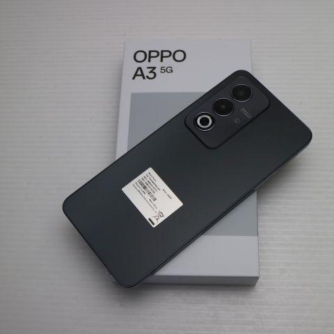 新品未使用 SIMフリー OPPO A3 5G ブラック スマホ 即日発送 あすつく 